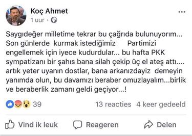 Werd Ahmet Koç beschoten? - Beringen