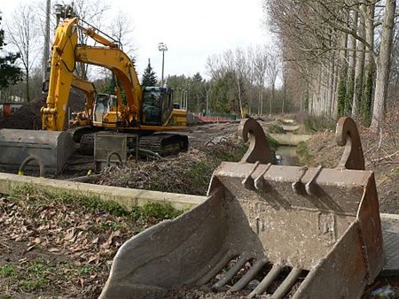 Werken aan collector begonnen - Neerpelt