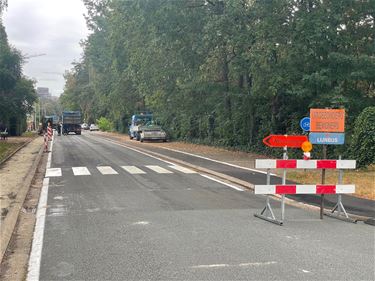 Werken aan fietspaden in Havenlaan - Beringen