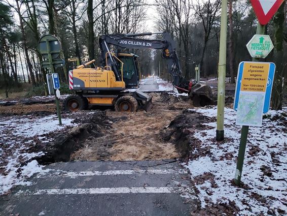 Werken aan fietssnelweg gestart - Hamont-Achel