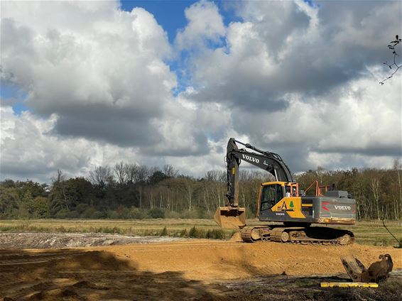 Werken aan Melkpad stilgelegd - Beringen