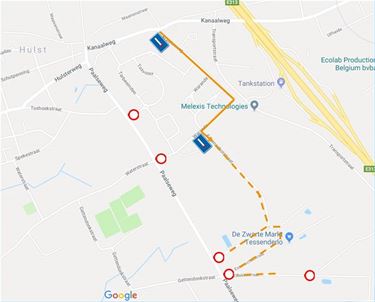 Werken aan Paalseweg Tessenderlo - Beringen