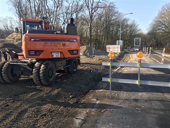 Werken fietsverbinding Centrum-Zuid op schema - Houthalen-Helchteren