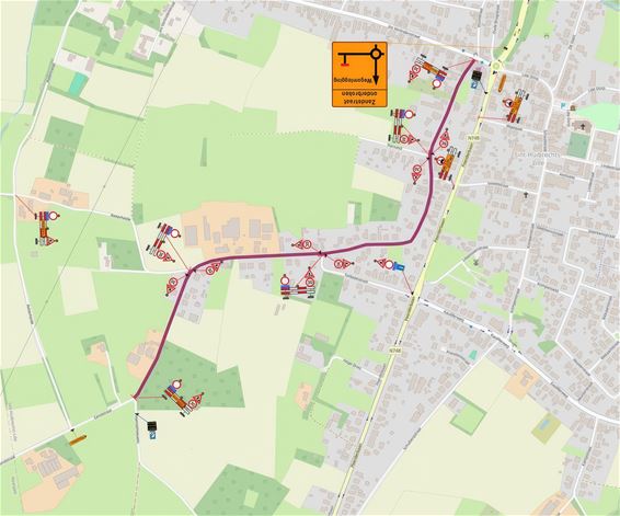 Werken in de Zandstraat - Pelt