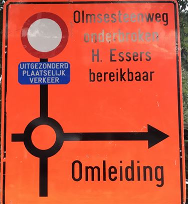 Werken Olmsesteenweg - Beringen