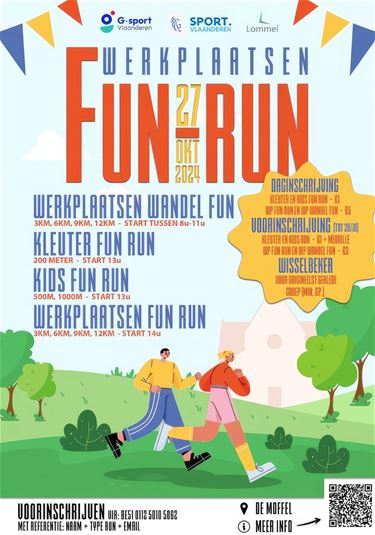 Werkplaatsen Fun Run, een sportieve uitdaging - Lommel