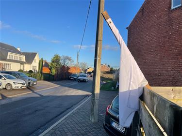 Witte vlaggen als symbool voor samenwerking - Beringen