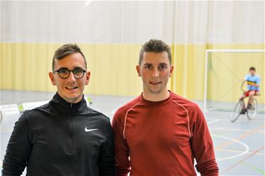 Brecht en Niels klaar voor WK Cyclobal in Luik - Beringen