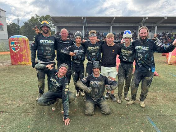 Zilver en brons voor Belgisch paintballteam - Leopoldsburg