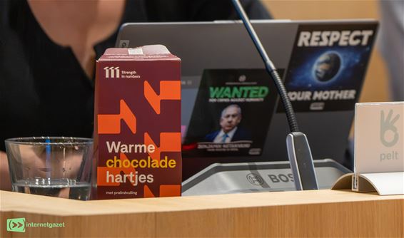 Zoete verleiding tijdens de gemeenteraad - Pelt