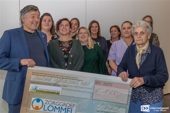 Zorggroep Lommel schenkt €1500 aan Baked with Love - Lommel