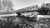 Neerpelt - De spoorbrug in zwart-wit