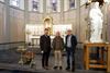 Pelt - Burgemeester Smeets bezoekt 3 Overpeltse  kerken