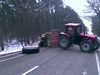 Neerpelt - Aanhangwagen gekanteld op Peerderbaan