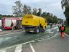 Beringen - Vrachtwagen verliest lading vervuilde grond