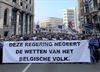 Houthalen-Helchteren - Ex-mijnwerkers betogen in Brussel