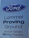 Lommel - Nieuwe snelheidsovaal op Ford Proving Ground