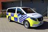 Beringen - Eerste politiewagen met battenburgpatroon