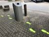 Houthalen-Helchteren - Fluo-gele voetafdrukken in het straatbeeld