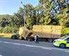 Beringen - Lading verschoven bij remmanoeuvre