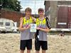 Lommel - Gijs Evens Vlaams kampioen beachvolley U16