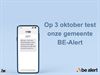 Leopoldsburg - Test BE-Alert op 3 oktober