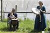 Lommel - Zonnige drumcirkel tijdens Zorgfestival Groeiveld