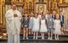 Hamont-Achel - Eerste communie in Sint-Laurentiuskerk