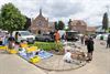 Beringen - Rommelmarkt Tervant met wat regen en zon