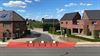 Lommel - Werken aan fietspad kruispunt Driehoek x Lutlommel