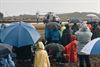 Leopoldsburg - Sunset Airshow start in mineur door slecht weer