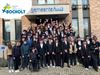Bocholt - Laatstejaars Biotechnicum op het gemeentehuis