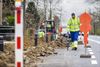 Peer - Werken langs deel Sint-Trudostraat in Wijchmaal