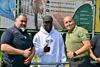 Beringen - Romelu Lukaku supportert voor zoontje