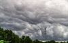 Pelt - Dreigende wolken boven 't Lindel