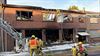 Hamont-Achel - Huis en winkel volledig uitgebrand