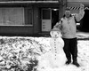 Hamont-Achel - Een Hongaarse sneeuwman