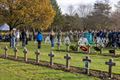 'Volkstrauertag' op de Duitse oorlogsbegraafplaats