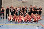 Basketten tegen de ouders, da's genieten!