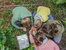 Leerlingen 5des Klim-op determineren waterdiertjes