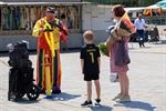 Ballonnenhoed voor jonge Courtois-fan