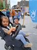 Feest op de markt voor de kinderen