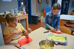 Kinderen waren creatief in de keuken