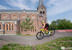 De pumptrack in Park De Kom wordt gesmaakt