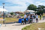 Pottenbakker aan het werk tijdens Buurtbraderie