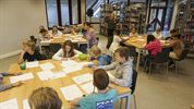 Ensor-workshop Boudewijnschool met Caryl