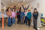 Expo Caryl Strzelecki en kinderen Boudewijnschool