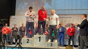 Giel Hendriks 3de op Junior EK Powerliften