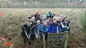 Leerlingen doen heidebeheer in Vallei van de Abeek