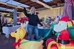 Kerstmarkt tussen de campers bij Depolim